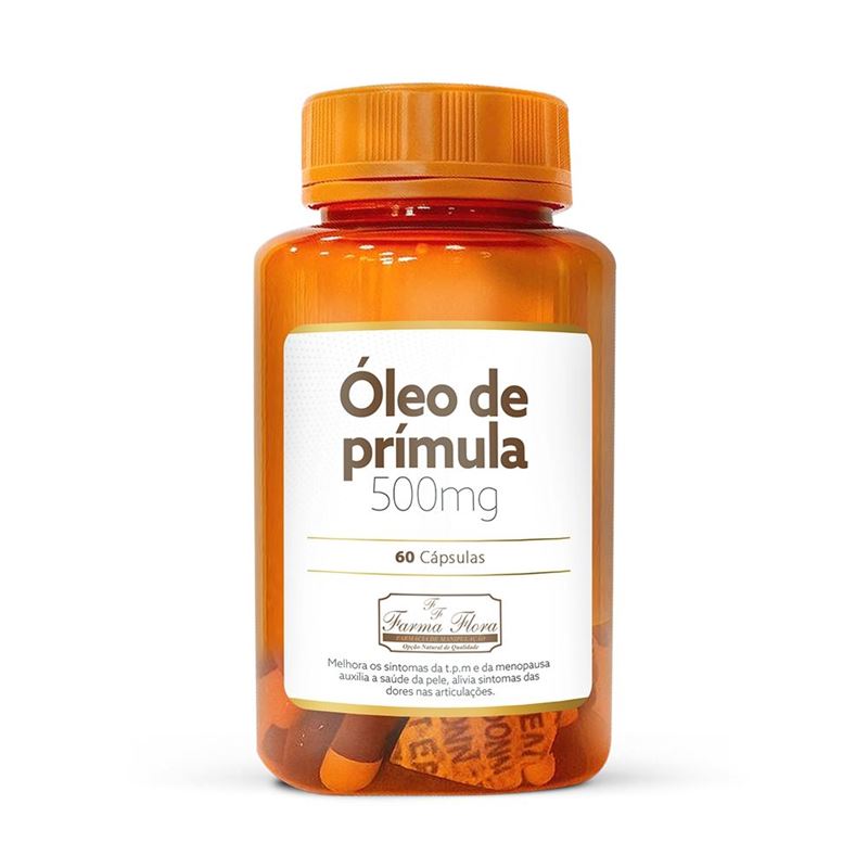 Óleo de Prímula 500mg 60 Cápsulas