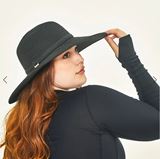 Chapéu de Palha UV Com Proteção Solar Jurere