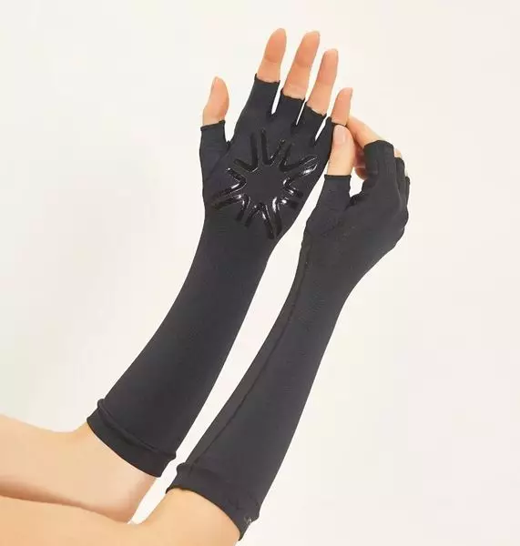 Luva UV Longa Com Proteção Solar � Preto