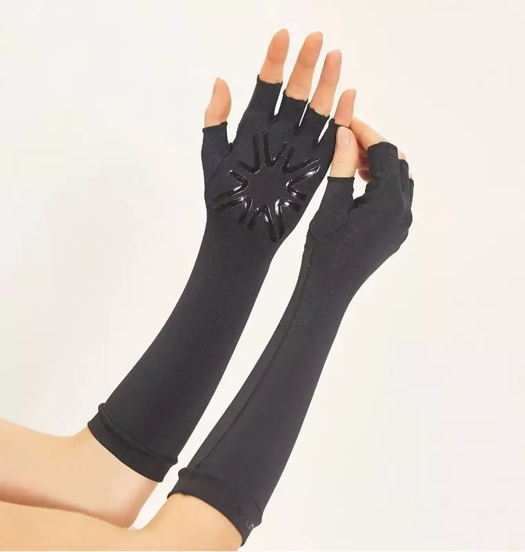 Luva UV Longa Com Proteção Solar � Preto