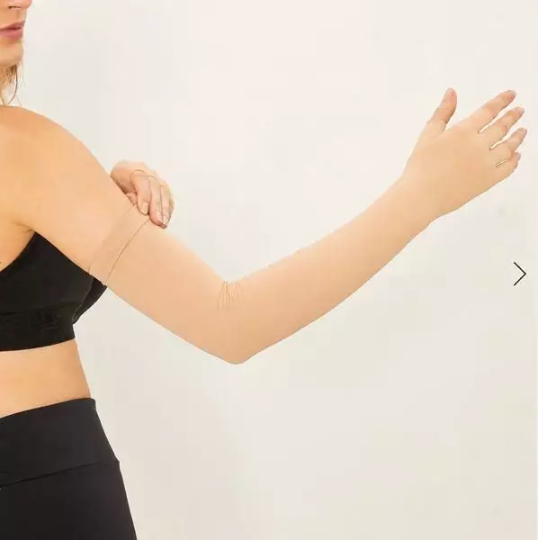 Luva UV Extra Longa Com Proteção Solar � Pele
