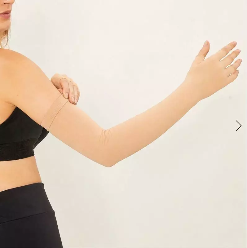 Luva UV Extra Longa Com Proteção Solar � Pele