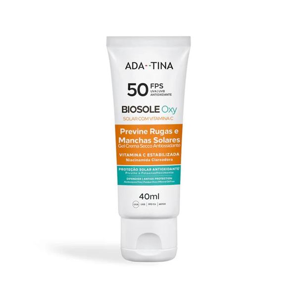 Protetor Solar Facial Clareador Anti-Calor 2x Mais Rápido � Biosole Oxy FPS 50 40ml 