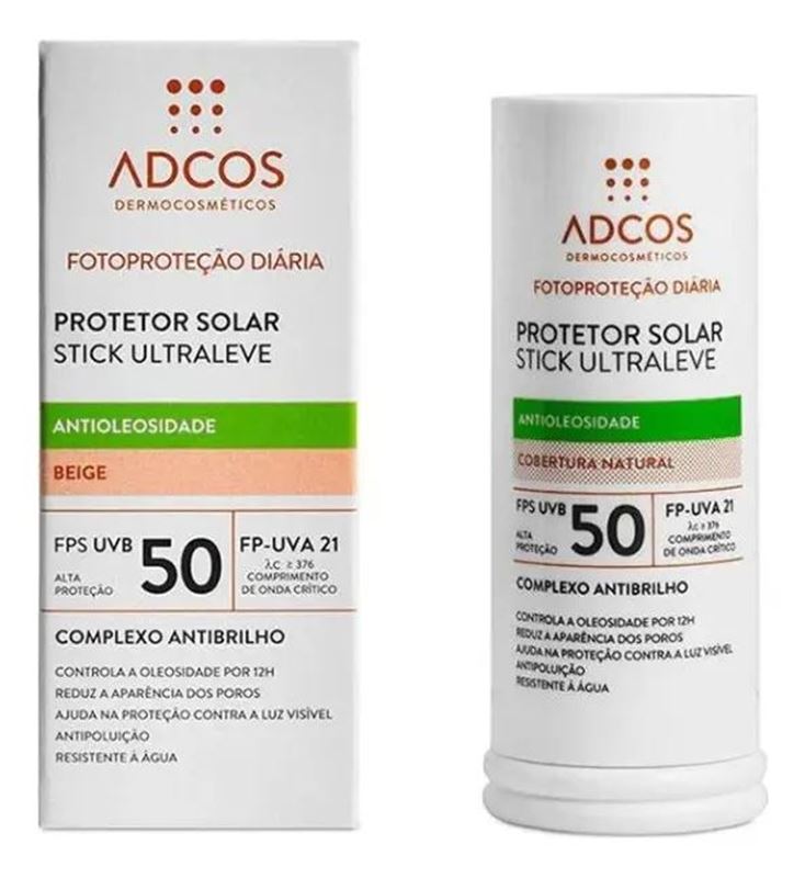 Protetor Solar Stick Ultraleve FPS 50 - 15g � Beige 