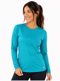 Camisa UV Feminina Com Proteção Solar Uvpro � Verde Mar