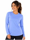 Camisa UV Feminina Com Proteção Solar Uvpro � Azul Oceano