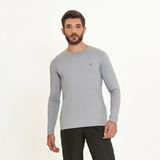 Camisa UV Masculino Com Proteção Solar Uvpro � Cinza