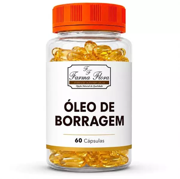 Capsula Óleo de Borragem 500mg 60 cápsulas
